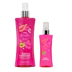 Buy Body Fantasies Pink Vanilla Kiss Body Spray 236ml+94ml in UAE