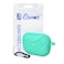 Ozone - Parttern Design Silicone AirPod Pro Case with Hook Keychain Ring Protective Cover for AirPod 3 / Airpod Pro [Front LED Visible] - Cyan