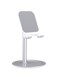Generic - Metal Adjustable Angle Tablet Holder Sliver/White