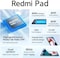 Xiaomi Redmi Pad, 6GB RAM, 128GB, Mint Green (90Hz 10.61 Inch 2K Display, High-Performance MediaTek Helio G99, 8000mAh Battery With 18W Fast Charging)