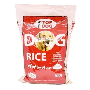 Top Dog Uncooked Dog Rice 5Kg