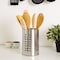 Royalford Cutlery Holder Stainless Steel, 180g, RF10247 - Food Grade Steel, Storage For Countertop Organizer, Cooking Utensil Crock For Kitchen Organization &amp; Storage And Flatware Caddy