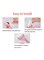 Marrkhor Lint Roller With 5 Refills Pink/White 18X11X10cm
