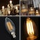 Generic-4W LED Light Bulb 2700K Warm White E14 Base Candelabra Bulb LED Lamp 40W Equivalent Clear Filament Vintage Style LED Light Bulb