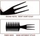 3 in 1 Hair Comb, Wide Tooth Comb Design Hair Care Styling Tools Hair Detangling Comb, Hair Cutting Comb Accessories