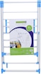 Royalford Metal Cloth Dryer (159X62X102) cm Folding Clothes Airer Clothes Airer Clothes Airer 16M Drying Length Stainless Steel White And Blue