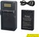 DMK Power EN-EL9, EN-EL9A Battery and TC1000 LCD Battery Charger for Nikon D5000, D3000, D60, D40X, D40 Digital SLR Camera
