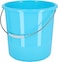 Delcasa 15Ltr Plastic Bucket With Lid Strong Handle Red 15 Liter, Multicolor Dc1640