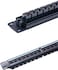 DKURVE&reg; Patch Panel 24 Port Cat6 with Inline Keystone Support, Pass-Thru Coupler Patch Panel UTP 19-Inch, 1U Network Patch Panel for Cat6, Cat5e, Cat5 Cabling