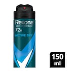 Buy Rexona Men Antiperspirant Deodorant Spray Active Dry 150ml in Saudi Arabia