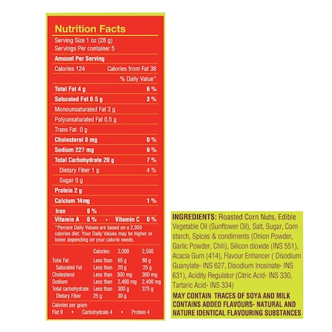 CORNITOS CORN NUT CHILLI LEMON 150G