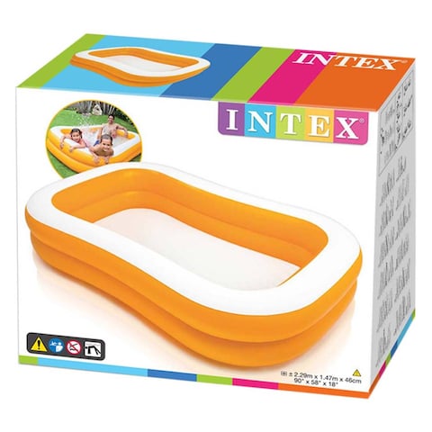 Intex Mandarin Swim Center Family Pool 57181EP Orange