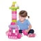 Fisher-Price Mega Bloks First Builders Big Building Block Bag Set 60 Pieces 1+ Years Pink