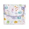 Milk&amp;Moo Friends Baby Diaper Changing Pad, 100% Turkish Cotton Baby Changing Pad, Folds into Compact Clutch Bag Shape, Portable Changing Pad for Travel, Changing Table Topper for Baby