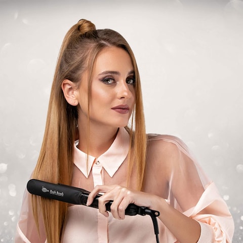 Rush Brush - Hair Straightener Steamer - Rose - RB-S011