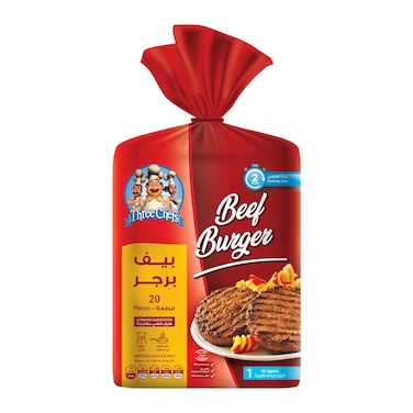 Three Chefs Beef Burger - 1Kg