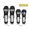Generic-Elbow Knee Shin Guard Pads 4Pcs Kit Breathable Adjustable Knee Cap Pads Protector Elbow Armor for Motorcycle Motocross Racing