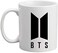 Giftex Bts Logo Ceramic White Coffee Mug