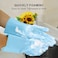 ZALCOON Dishwashing Sponge Gloves for Kitchen ,Silicone Gloves Reusable Rubber Cleaning Gloves ,Silicone Dishwashing Scrubber Glove