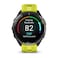 Garmin Forerunner 965 Premium GPS Running And Triathlon Smartwatch, Carbon Grey DLC Titanium Bezel With Black Case And AMP Yellow/Black Silicone Band, 010-02809-12