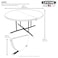 Lifetime 60 Inch, Round Commercial, Fold-in-Half Table,10 Year Limited warranty, White Granite Colour, LFT-5402