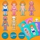 Wooden Human Body Parts Structure Jigsaw Puzzle Set for Kids Toys Parts of Body Organs Muscles Safety Education Puzzle Cards 6+ Years (Girl)