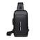 Anti-theft shoulder bag with external charging port- CB 7200