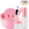 Generic Face Mask Mixing Bowl Set,Oriti Lady Facial Care Facemask Mixing Tool Sets, Bowl Stick Brush Gauge Cleaning Mat 9 In 1 Set Pink