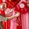 Giant Heart 32" Foil Balloon with Tassels