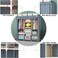 Large Capacity Non-woven Cloth Wardrobe Folding Shelf Portable Clothes Storage Fabric Closet Cabinet