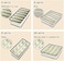 4 in 1 Foldable Storage Box for Underwear Socks Bra Closet Drawer Organizer Home Supplies Fabric Foldable Closet Undergarment Organizer Storage Boxes