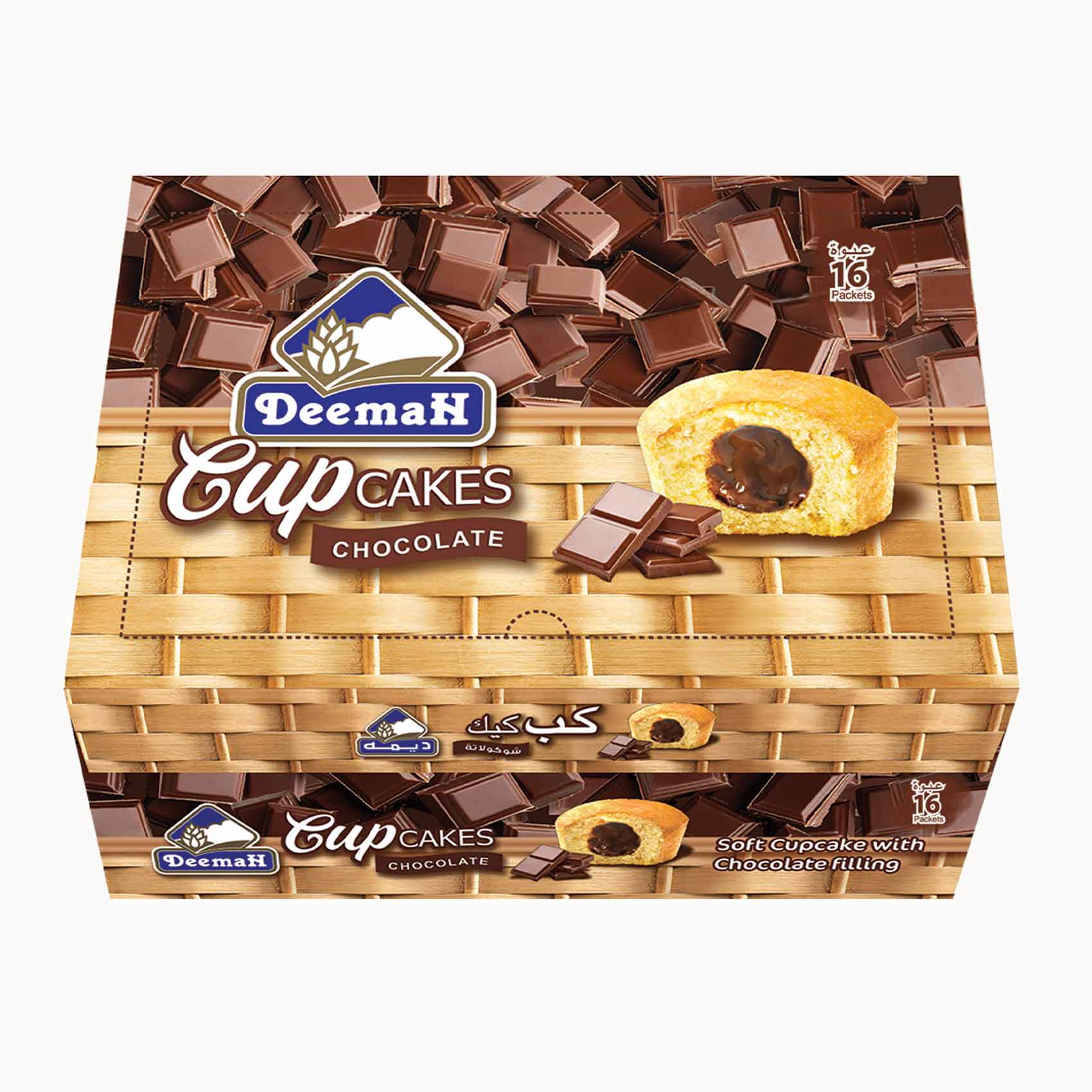 ديمه كب كيك بالشوكولاته 27 جرام × 12