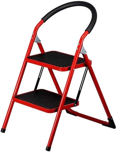 Multi-Purpose Ladders Step Stool Household Folding Ladder Thick Climbing Three Or Four Steps Indoor Multi-function Staircase Color Wide Pedal