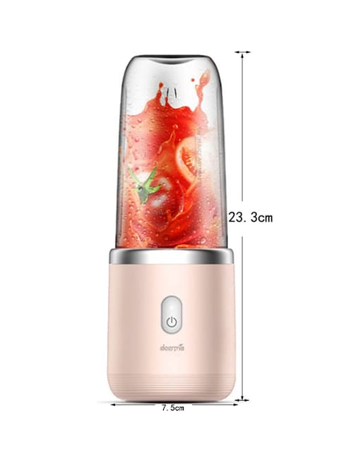 Deerma Portable Automatic Multi Functional USB Rechargeable Juicer Cup Pink