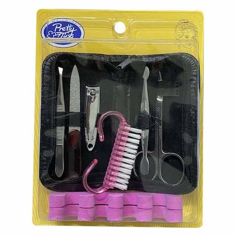 Buy Pretty Miss Manicure Set With Scissor Multicolour in UAE