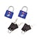 American Tourister TSA Key Lock Blue Pack of 2