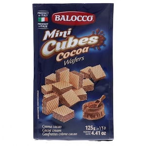 Balocco Mini Cubes Cocoa Wafers 125 gr 140g