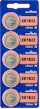 Murata CR1632 Lithium 3V (muRata) Japan Batteries &ndash; 5 Pieces