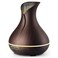 Generic Essential Oil Diffuser 400ml Wood Grain Cool Mist Humidifiers Ultrasonic Aromatherapy with 4 Timer Setting and High or Low Mist Output for Home Bedroom Baby Room Study Yoga Office (Black)