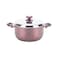 Nouval Granite Plus Stew Pot With Lid - 16 Cm - Brown