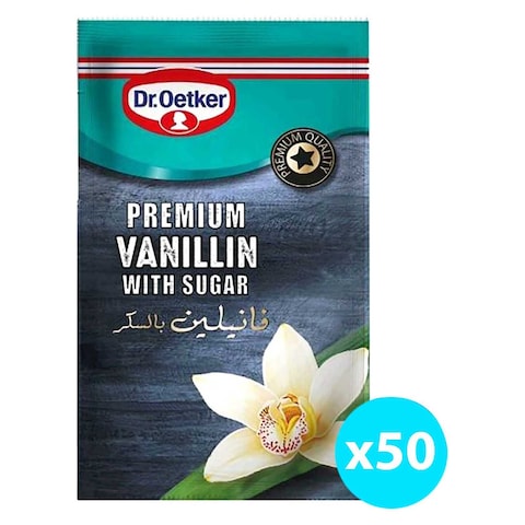 Dr.Oetker Vanillin with Sugar - 2 gm - 50 Pieces