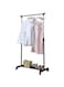 Adjustable Stand Clothes Rack Black/Silver