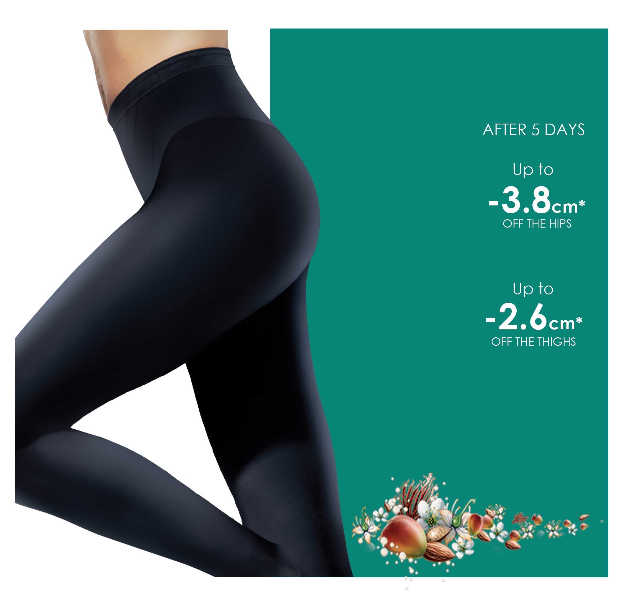 Lytess Slimming Hyaluro Flash Flat Tummy Leggings,Black L/XL