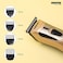 Geepas Rechargeable Hair Clipper Battery 300 Mah - Precise Beard Styler With Fine Steel Head