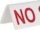 Arch Plastic Table Tent "No Smoking" Sign