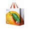 Eco Orange Printed Shopping Bag White/Orange