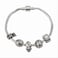 Aiwanto 1Pc Women Silver Bracelet Fashion Bracelet
