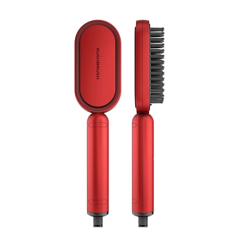 Rush Brush S3 Lite Hair Straightening Brush - Red