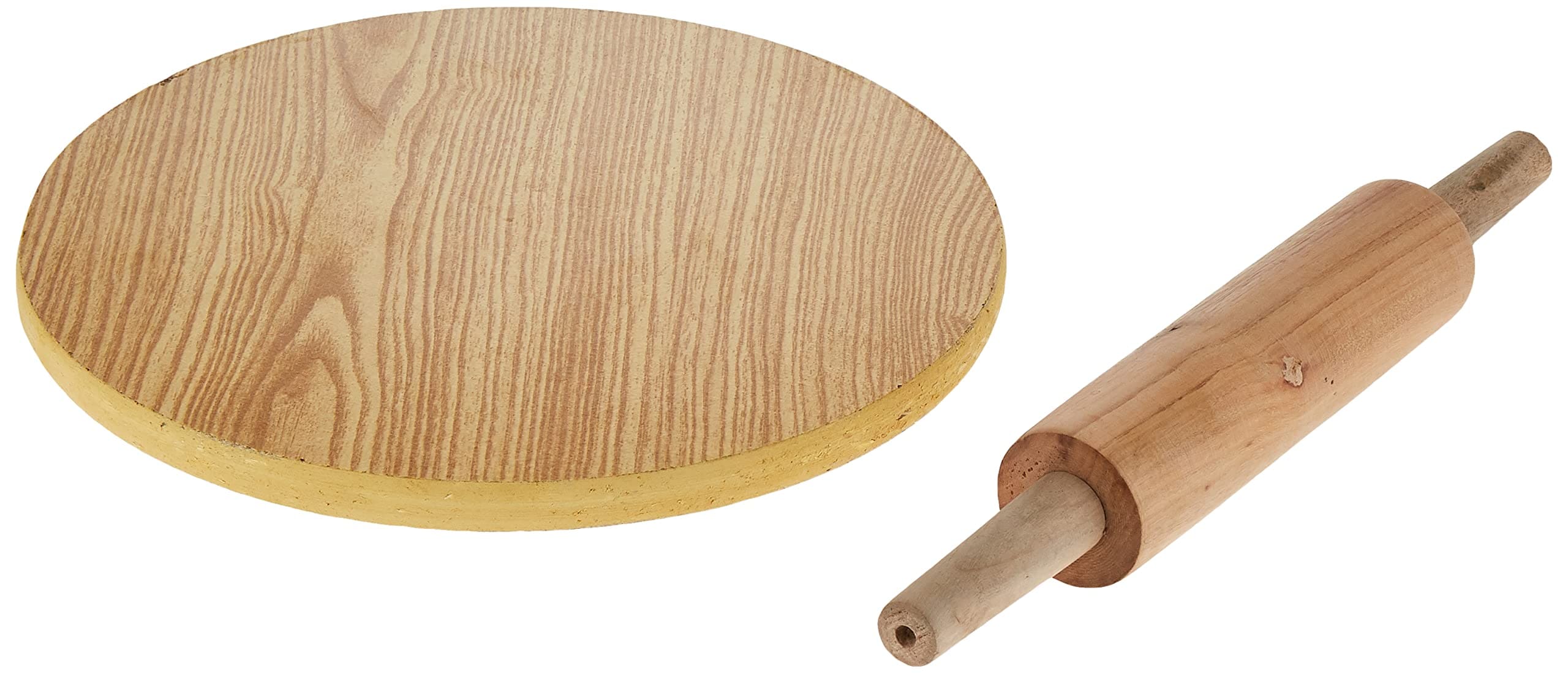 Buy Chakla Wooden Roti Chapati Flatbread Tortilla Maker with Rolling ...