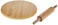 Chakla Wooden Roti Chapati Flatbread Tortilla Maker with Rolling Pin, 11" (28 cm), Packaging May Vary